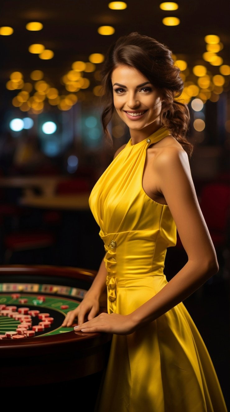 Live dealer dealing Bandar Ceme cards on agb slot table